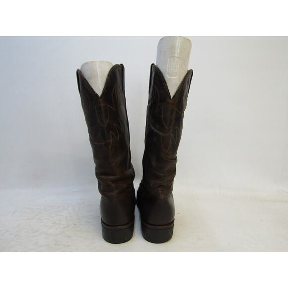 DURANGO Mens Size 10.5 EE Brown Leather Slouch Cowboy Western Boots main image 7